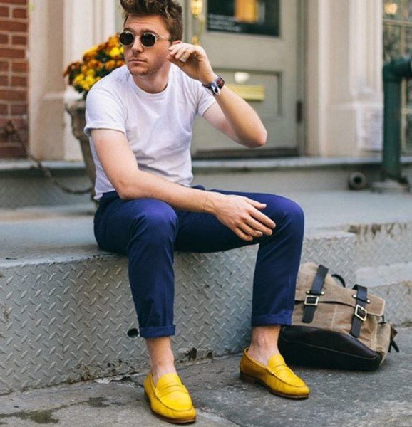 Cách phối màu giày phù hợp với màu quần cho nam giới